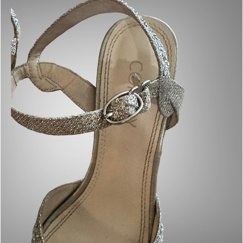 Comely Rhinestone Silver Heels - Picture 9 of 12